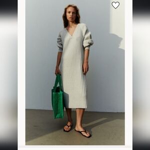 H&M Grey Sweater Dress NWT small